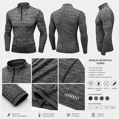 Fitness Collar Sweater
